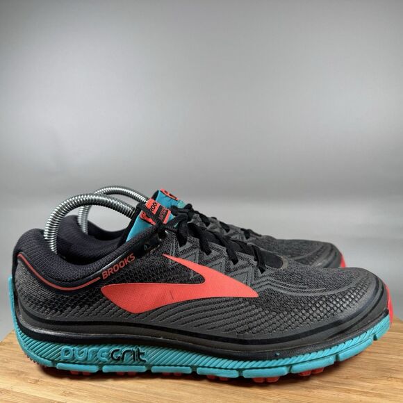 Brooks Sneakers Pure Grit 6 Women Size 10 Gray Pink Blue Run Hike - Picture 1 of 8